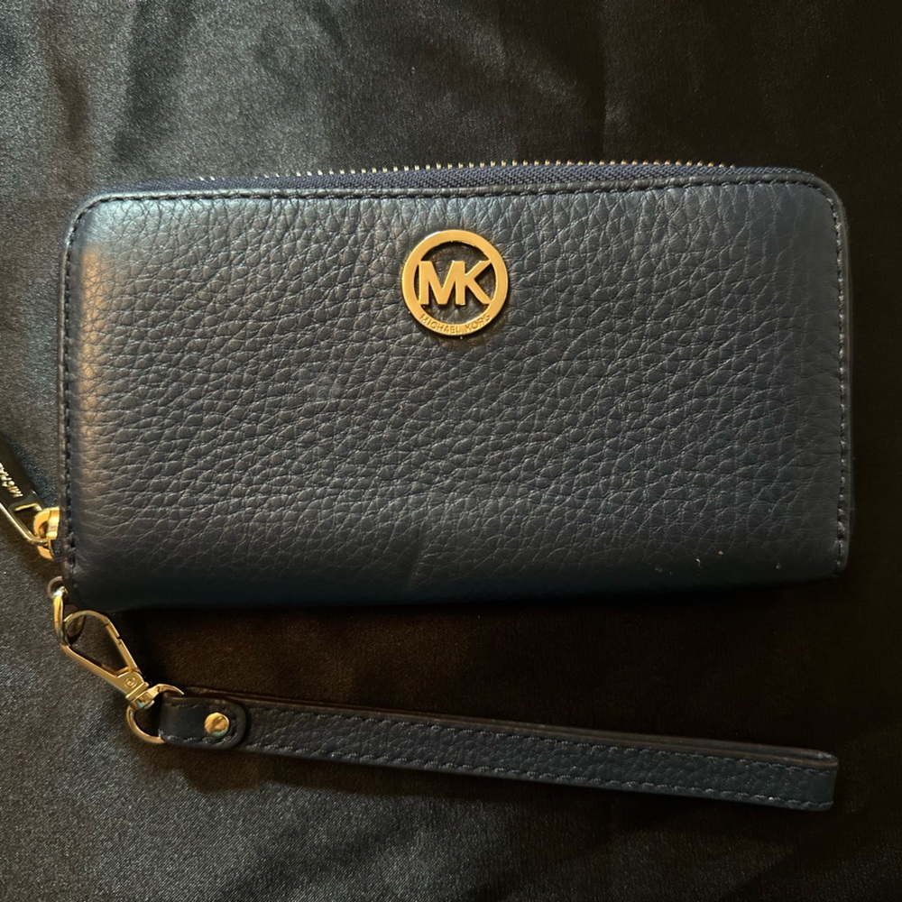Michael Kors Wallet Woman Dark Blue